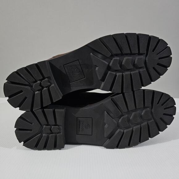 NEW Blondo Dakota Ankle Bootie Womens 11 Java Brown Suede Moto Buckle Waterproof - Picture 11 of 13